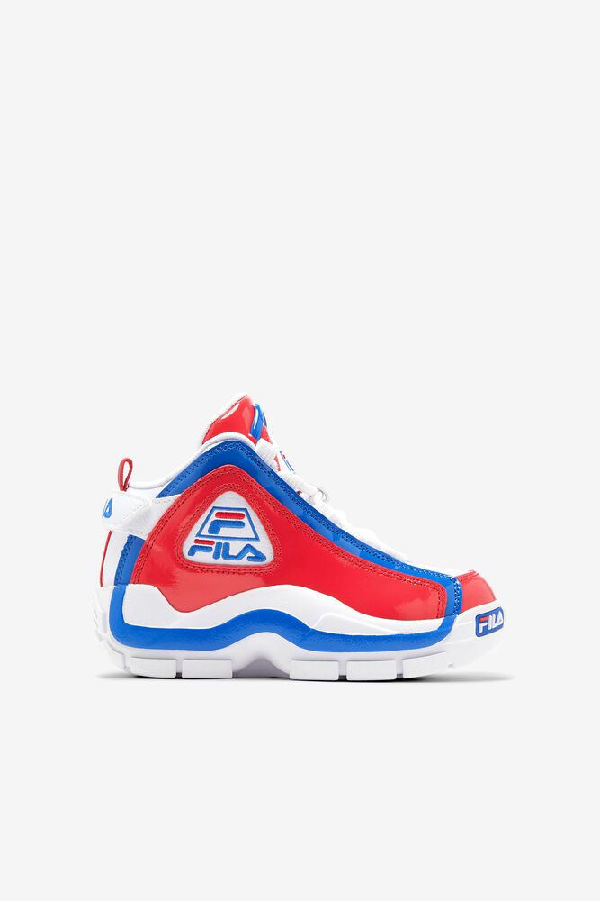 Fila Tenisky Detske Grant Hill 2 Biele/Červené/Modre - IAZCW5230